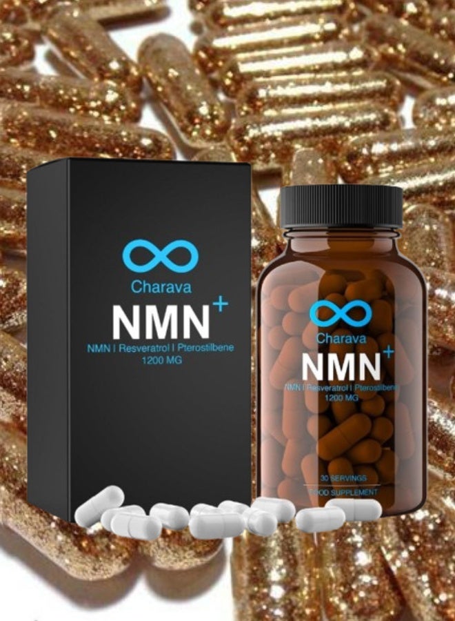 Charava 2 Pieces Charava Nmn+ 1200 600mg Caps 60s - Image 2